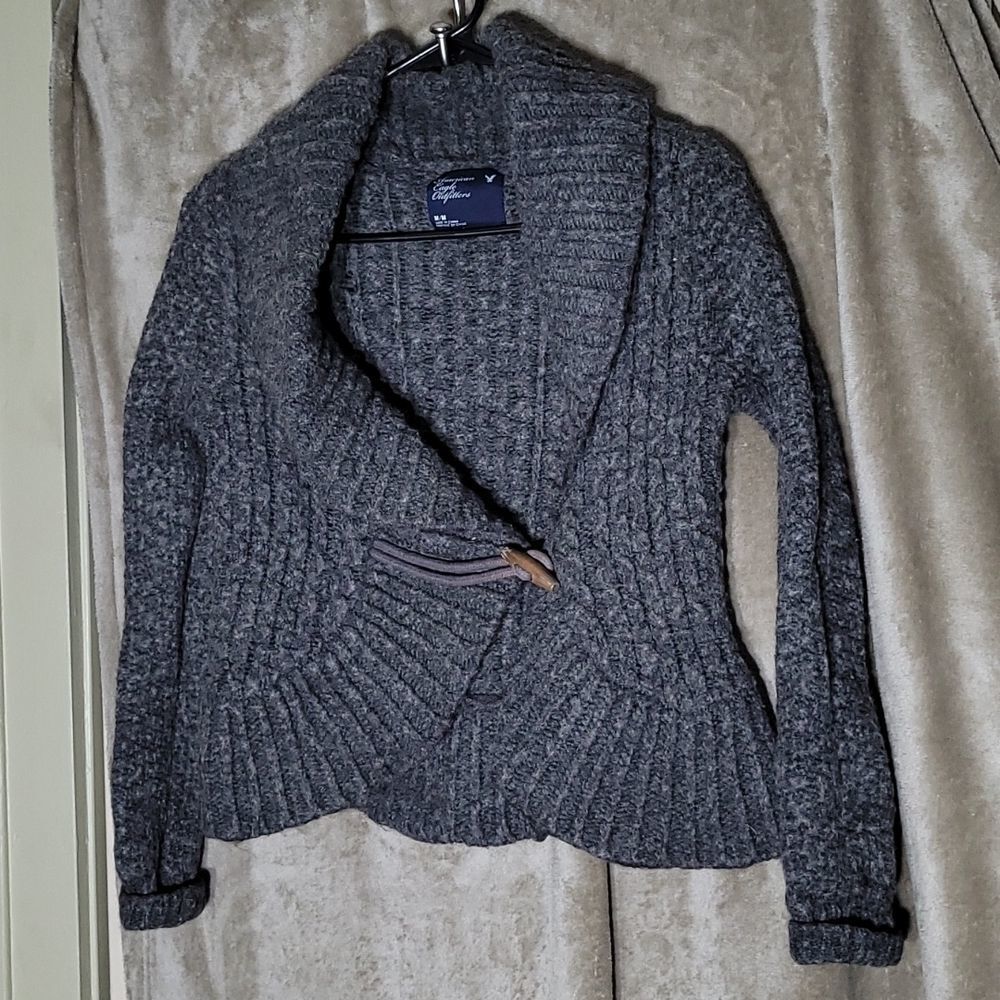 American Eagle Women's Button Sweater - SIZE M
